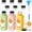 16.0 ounces, variant on 36 Pack 8oz Plastic Juice Bottles with Caps, Empty  Bottles for Juicing Bevergae, Plus Labels & Funnel & Brush, Clear Juice Containers with  for Smoothies Ginger