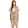 thumbnail image 2 of Beach Vacation Clothes Kimono Cardigan Loose Swimsuit Cover Up for Women Avocado Fruits S, 2 of 6
