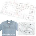 thumbnail image 1 of Tshirt Ruler Guide for Vinyl Alignment  Tool Practical Multifunctional T Shirt Measurement Tool for Heat Press Sublimation Heat Transfer, 1 of 6