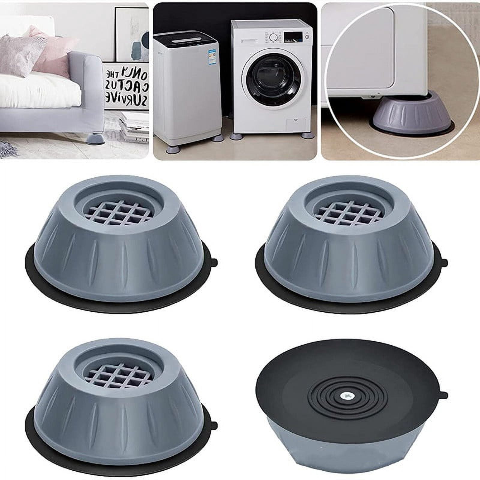 1/4/8/12 Pcs Universal Anti-Vibration Feet Pads Washing Machine Rubber Mat Anti-Vibration Pad Dryer Refrigerator Base Fixed Non-Slip Pad
