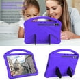 thumbnail image 4 of ELEHOLD Rugged Case for Samsung Galaxy Tab S9 Ultra / S8 Ultra 14.6 Inch Kids Friendly EVA Full Body Protective with Kickstand Handle Grip Shockproof Case for Samsung S9 Ultra/ S8 Ultra, Purple, 4 of 6