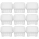 thumbnail image 1 of BESTYASH 10Ud Botes De Almacenamiento Transparentes Con Tapa Apilables Para Uso Doméstico, 1 of 6