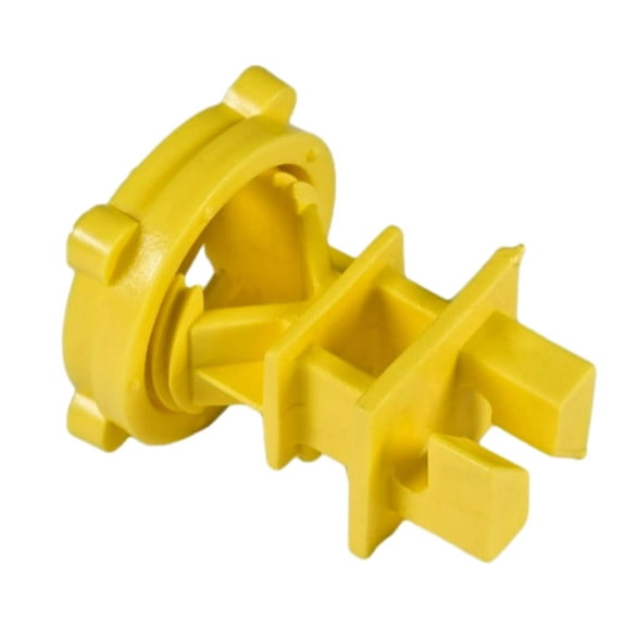 American FarmWorks IRY-AFW Screw-On Insulators for Round or Square Posts 1/2 in. or Smaller, Yellow, 25-Pack