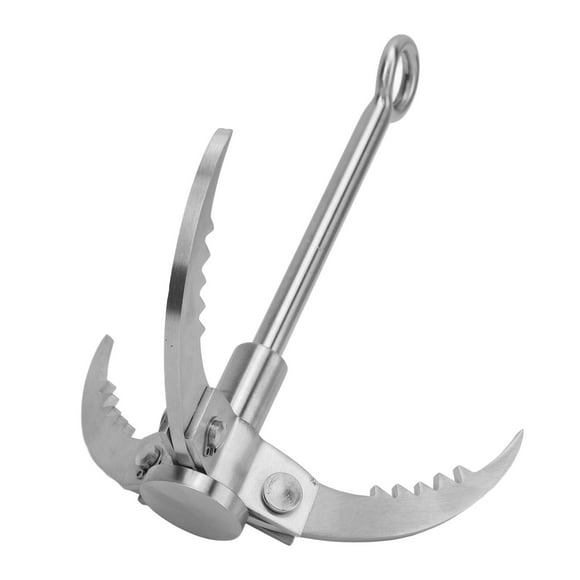 Mountaineering Grappling Hook, Stainless Steel Climbing Hook For Outdoor Sports