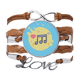 thumbnail image 1 of liness Mignon Musical Mark Bracelet Chain Rope Ornament Wristband, 1 of 3