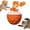 Orange, variant on ABCISI Interactive Dog Toys for Boredom, Automatic Rolling Ball with Ropes, Touch Activated Bouncing Jumping Ball for Large/Medium/Small Dogs, Rechargeable Rolling Chasing Toy, Orange