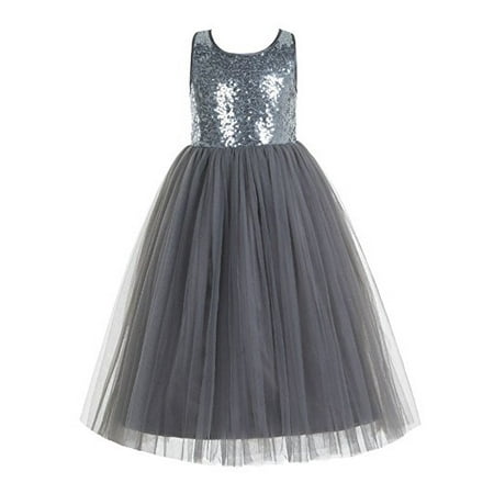 A-line Formal Dress - EkidsBridal Crossed Straps A-Line Flower Girl Dresses Junior Bridesmaid Dress Formal Dresses 177
