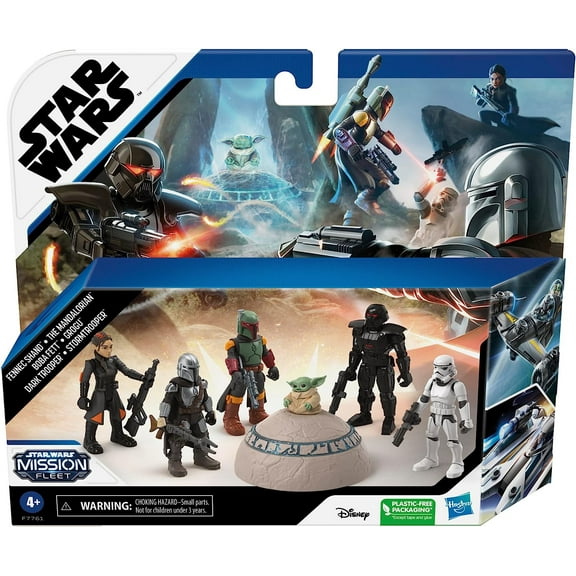 STAR WARS Mission Fleet Mandalorian Action Figure Set with 6 Figures  8 Accessories