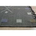 thumbnail image 3 of EORC EI03GY5X8 Hand-Knotted Cotton  Flat Weave Rug, 5' x 8', Gray Area Rug, 3 of 5