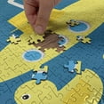 thumbnail image 4 of Ambesonne Rubber Duck Jigsaw Puzzle Durable Cardboard, Yellow Submarine, 1000 pcs, Navy Blue, 4 of 5