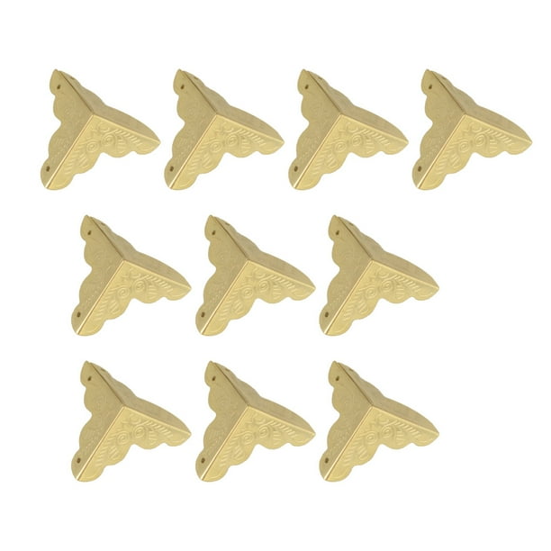 Speravity 10 piezas, ángulo de 90 grados, cubierta decorativa para esquina de mesa, caja protectora de borde de Metal, accesorios de decoración para Suministros de soldadura Amarillo Speravity TO011939-02
