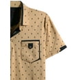 thumbnail image 4 of Ma Croix Mens Short Sleeve Pattern Printed Slim Polo Shirt, 4 of 7