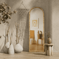 thumbnail image 6 of Hotsoul 20" x 63" Rattan Modern Arch Full Body Floor Mirror, 6 of 8