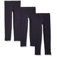 thumbnail image 2 of Hanes Girls Jersey Legging 3-Pack, L, Navy, 2 of 10