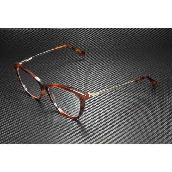 MaxMara MM5009 052 Dark Havana Clear Lens Plastic 54 mm Women's Eyeglasses