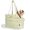 Beige, variant on Lightweight Dog Purse Carrier for Small Dogs Under 15 lbs, Puffy Quilted Pet Carrier Tote for Puppies with Safety Leash Clip, Women's Hands-Free Dog Carrier Bag for Travel/Shopping (Beige)