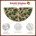 thumbnail image 3 of Haiem Camouflag Pattern Christmas Tree Skirt Merry Christmas Party Christmas Tree Decoration,New Year Decorations-30", 3 of 6