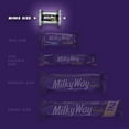 Milky Way Minis Size Midnight Dark Chocolate Candy Bars 8.9 oz Bag