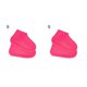 thumbnail image 3 of Inteprter Cubierta de zapatos Protector de zapatos impermeable de silicona Cubrezapatos antideslizantes resistentes al desgaste, rosa, S Rosado S 2piezas, 3 of 6