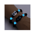 thumbnail image 2 of 4 Pzs De Gato Luminoso Pareja Conjunto De Joyas Regalo Xtellar negro, 2 of 4