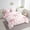 Pink, variant on Erosebridal Floral Bow Bedding Queen Size,Cartoon Bowknot Bedding Sets Queen Size,Botanical Flower Comforter Sets with Sheets,Breathable Dreamy Room Decoration,Reversible,7 Pieces