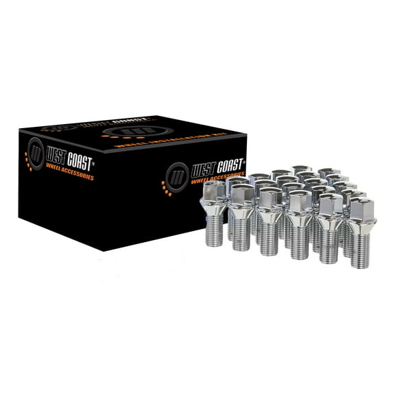 Vista Lug Nuts DPC27014BBH Wheel Installation 5 Lug Kit 14mm x 1.5 Spline Drive