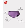 thumbnail image 6 of Hanes Comfort, Period. Girls' Hipster Underwear, Moderate Protection, Assorted, 4-Pack 16, 6 of 8