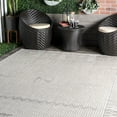 thumbnail image 7 of nuLOOM Lowen Tribal Indoor/Outdoor Area Rug, 5' x 8', Lowen Light Grey, 7 of 7