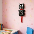thumbnail image 5 of Wagging Tail Cat Wall Clock Style, Decor Clock Cute Cat Shaped,Quartz Clock Perfect For Children's Room Decoration + Precise Timekeeping(Please Bring 2 AA Batteries), 5 of 6