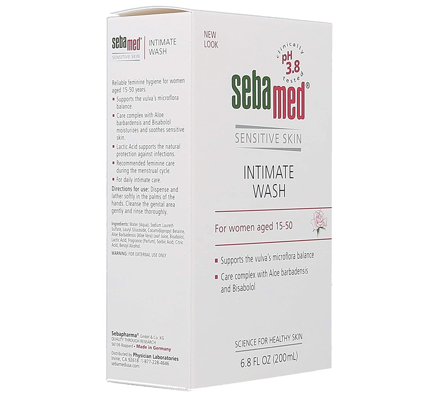 Sebamed Intimate Wash for Women Aged 15-50 200ml/6.7oz