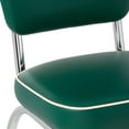 thumbnail image 4 of Richardson Seating Diner Chair with 2" Box Seat-Color:Green, 4 of 7
