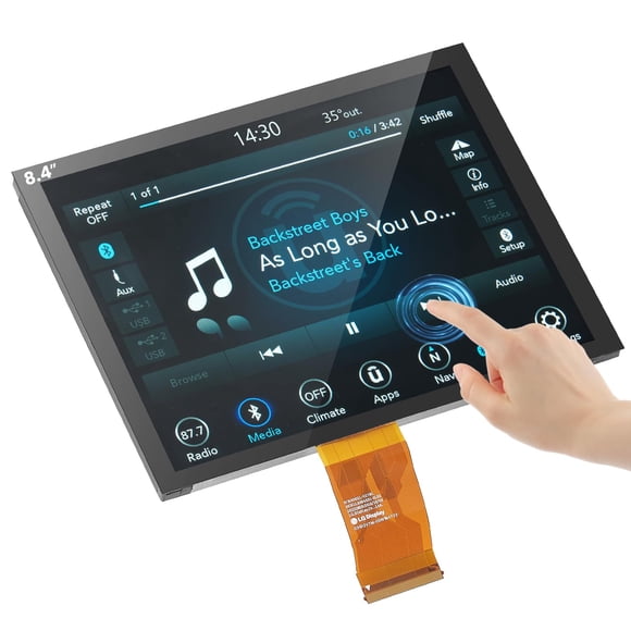 Pantalla táctil GPS WonVon LCD de 8.4" para Dodge Ram Jeep