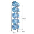 thumbnail image 3 of Topcobe 5/4/3 Tier Water Bottle Holder Cooler Jug Rack, 5 Gallon Bottle Storage Rack, 3 of 8