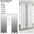 thumbnail image 2 of Mainstays 4 of a Kind Blackout Curtain Panels, Set of 4, White, 28" W x 84" L, 2 of 8