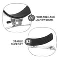 thumbnail image 3 of LOLIPPYY Durable Silver Stainless Drum Leg Rest Support for Enhanced Comfort and Stability 2pcs, 3 of 6