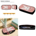 thumbnail image 7 of Kuiaobaty Bunny Floral Print Backpack with Lunch Bag & Pencil Case for Girls 8-12 Large Capacity Backpack with Pencil Pouch Portable Lunch Box and Bookbag with Bottle Holder for School Picnic, 7 of 7