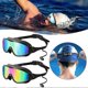 thumbnail image 2 of Anti fog no leaking swim goggles wide view UV protection, 2 of 5