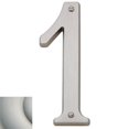 thumbnail image 1 of Baldwin 90671056 CD House Number 1, Satin Nickel with Lifetime, 1 of 1