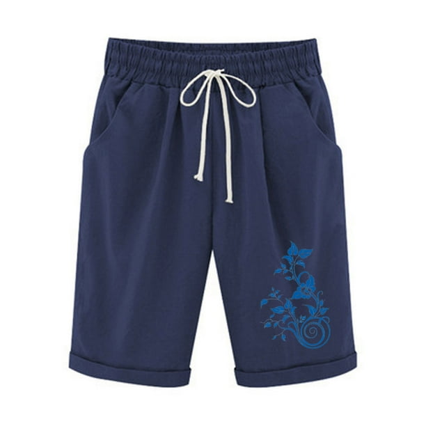 Cordón de Impresión de la Cintura Elástica Casual, Pantalones de Pijama para el Hogar, la Playa, la Ropa de Dormir Y el Uso Diario