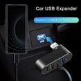 thumbnail image 4 of 4-Port USB 3.0 Hub [90°/180° Degree Rotatable], USB Splitter with 3 USB Ports & 1 USB C Power/Data Port, USB Extender for Laptop, Car,Surface go,Mac Pro, iMac, MacBook Air, MacBook Pro, MacBook and Mo, 4 of 7