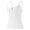White, variant on MOJOGO Womens Lace Undershirts Quarter Buttons Tank Tops Solid All Day Wear Camisole Comfortable Slimming Basic Tops Pink 2XL