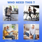 EMS Foot Massager Mat Foldable Rechargeable for Muscle Relaxation, Electric Stimulator Massage Pad for Neuropathy with 8 Modes and 19 Levels
