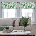 thumbnail image 4 of LALILO Kitchen Curtain Valance With High Quality Watercolor Rod Pocket Window Curtain 52"x 18" Set of 2, 4 of 5