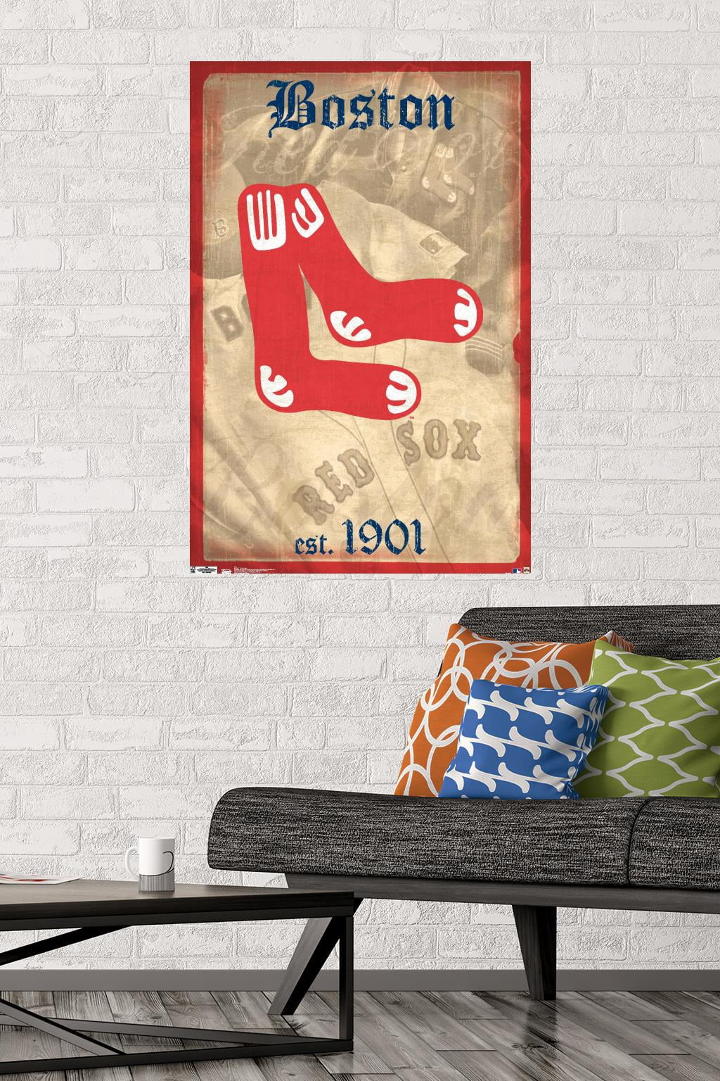 MLB Boston Red Sox - Retro Logo 14 Wall Poster, 22.375" x 34"