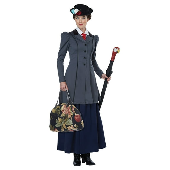 California Costumes English Nanny Women's Halloween Fancy-Dress Costume for Adult, XL