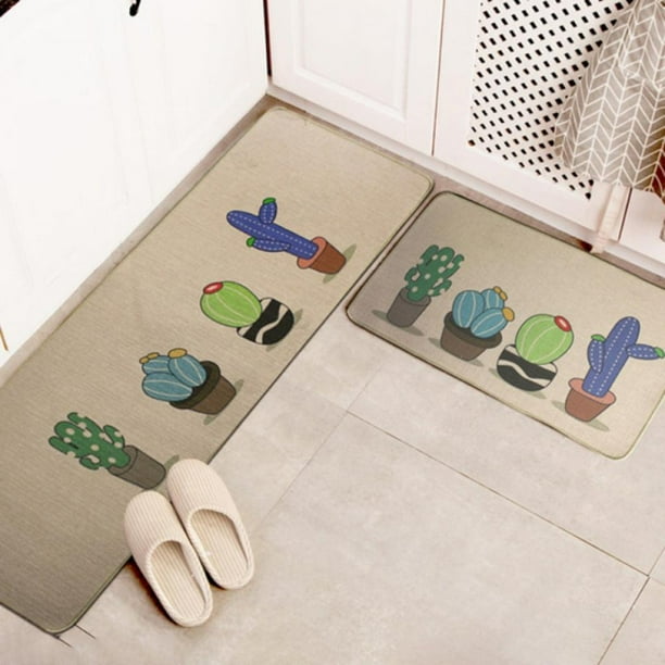 2 Pcs Kitchen Rugs Non Slip Mats Soft Microfiber Kitchen Mat Super Absorbent Washable Carpets Sink Rugs Set For Kitchen Bathroom Floor Home Walmart Com Walmart Com