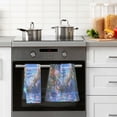 thumbnail image 4 of Yayeee 100% Cotton Hand Towels for Bathroom 16" x 28" Soft Absorbent Kitchen Towel, Beautiful Floral Moon, 4 of 7