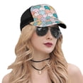 thumbnail image 5 of Lsque Colorful Cute Pig Printed Trucker Hat - Baseball Cap for Men Women - Breathable Mesh Side, Adjustable Fit - for Casual Wear, 5 of 7