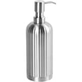 thumbnail image 1 of Soap Dispenser , Stripe Design Dish Soap Dispenser Brushed Nickel, Refillable Liquid Hand Soap Dispenser for Bathroom, Kitchen Soap Dispenser Premium Stainless Steel, 1 of 5