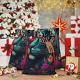 thumbnail image 6 of Pofeuu Colorful Flower Tiger Print Burlap Bags with Drawstrings Drawstring Gift Bags Pouch Bag for Thankgiving Birthday Party Gift Wrapping Treats and Party Favors-Medium, 6 of 9
